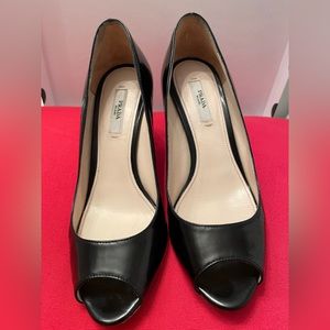 Prada peep toe heels - authentic (see text)